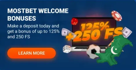 Mostbet welcome bonuses